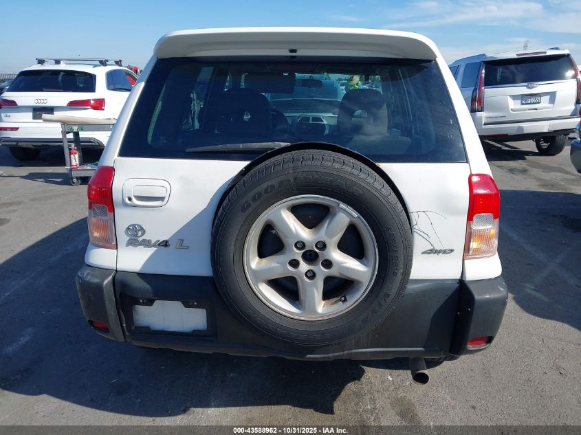 2001 Toyota Rav4 VIN: JTEHH20V610037151 Lot: 43588962