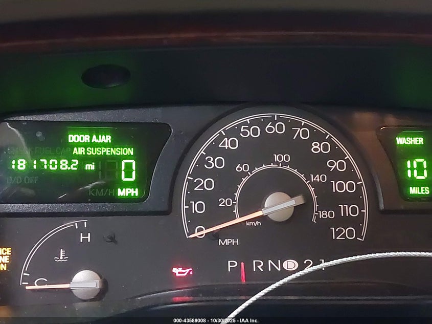 2003 Lincoln Town Car Cartier VIN: 1LNHM83WX3Y689844 Lot: 43589008