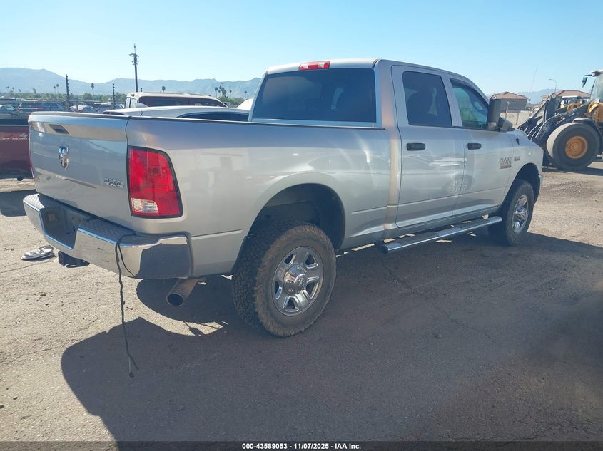 Vin: 3c6ur5cjxjg358185, lot: 44084136, ram 2500 tradesman  4x4 6'4 box 20184