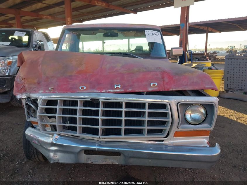 1978 Ford F-150 VIN: F15KKBK2228 Lot: 43589067