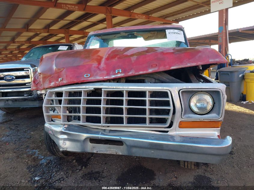 1978 Ford F-150 VIN: F15KKBK2228 Lot: 43589067