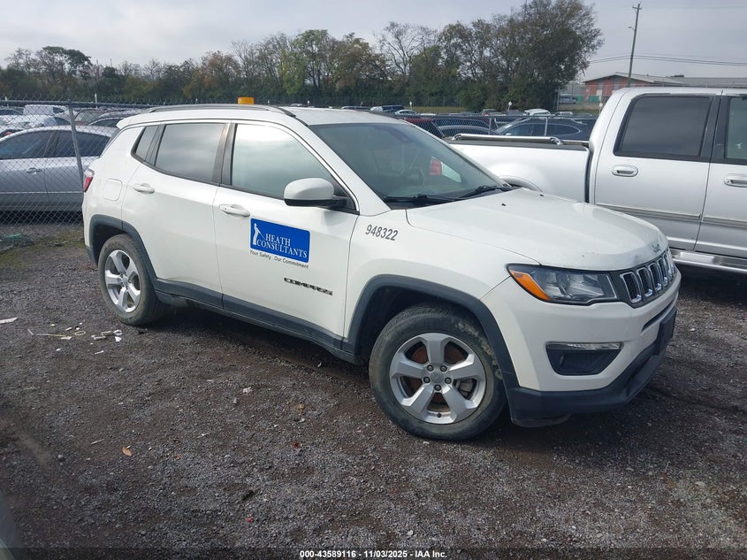 2019 JEEP COMPASS LATITUDE FWD - 3C4NJCBB9KT802894