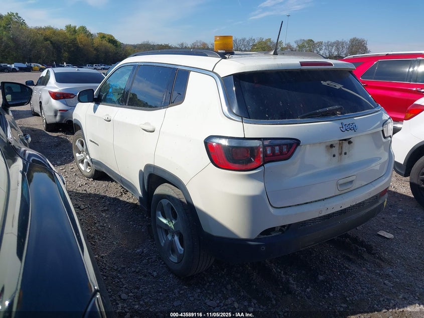 2019 Jeep Compass Latitude Fwd VIN: 3C4NJCBB9KT802894 Lot: 43589116