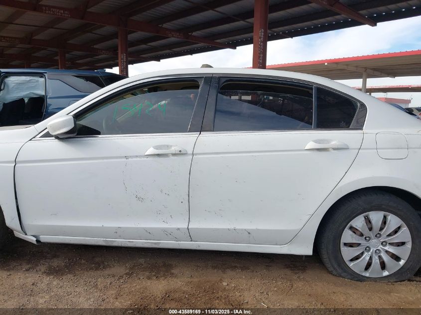 2009 Honda Accord 2.4 Lx VIN: JHMCP26389C002398 Lot: 43589169