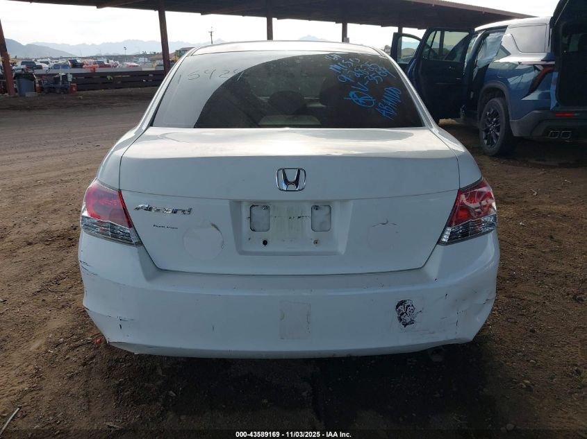 2009 Honda Accord 2.4 Lx VIN: JHMCP26389C002398 Lot: 43589169