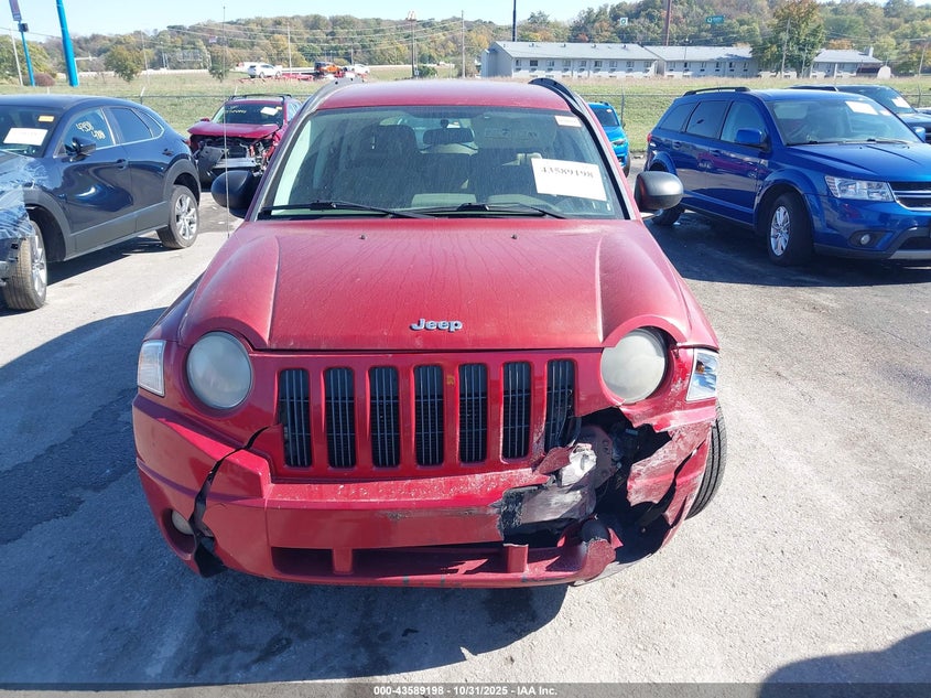 2008 Jeep Compass Sport VIN: 1J8FT47W88D750083 Lot: 43589198