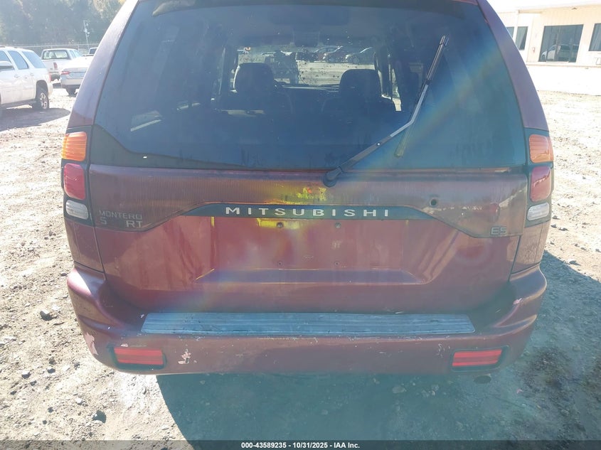 2003 Mitsubishi Montero Sport Es/Ls VIN: JA4LS21H33J005967 Lot: 43589235