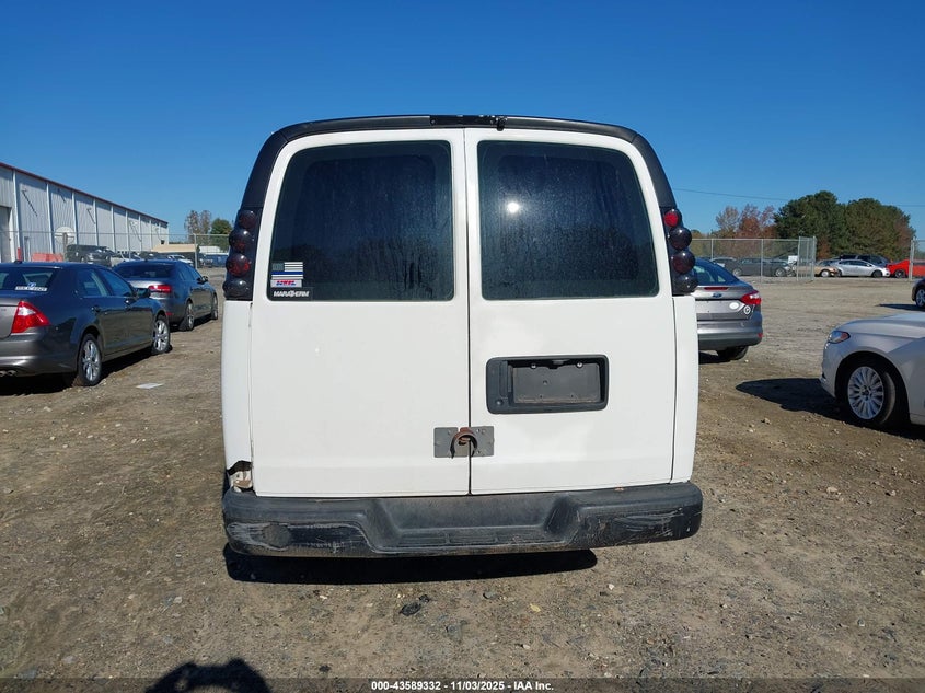 2008 Chevrolet Express Work Van VIN: 1GCHG35K381196466 Lot: 43589332