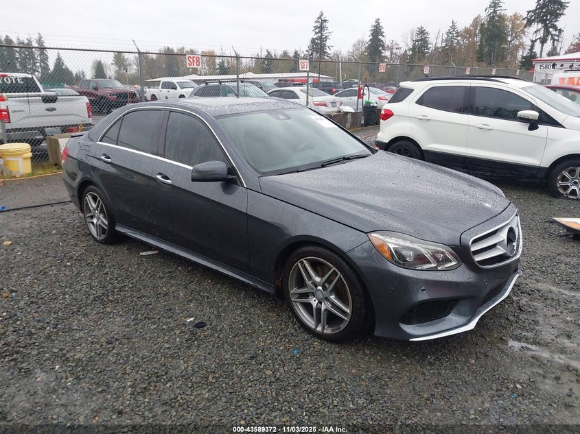 2016 Mercedes-Benz E 350 4Matic grey sedan gasoline WDDHF8JB6GB234325 photo #1