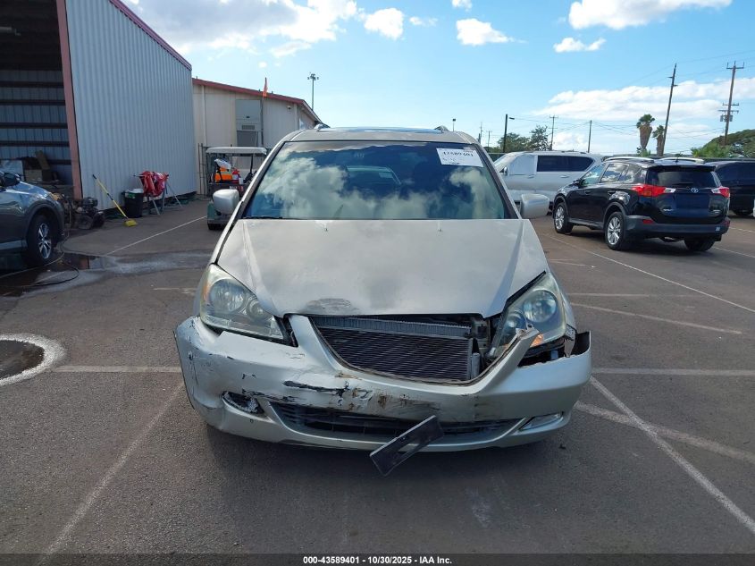 2006 Honda Odyssey Touring VIN: 5FNRL38806B100846 Lot: 43589401