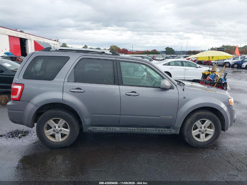 2008 Ford Escape Hybrid VIN: 1FMCU59H98KA57350 Lot: 43589458