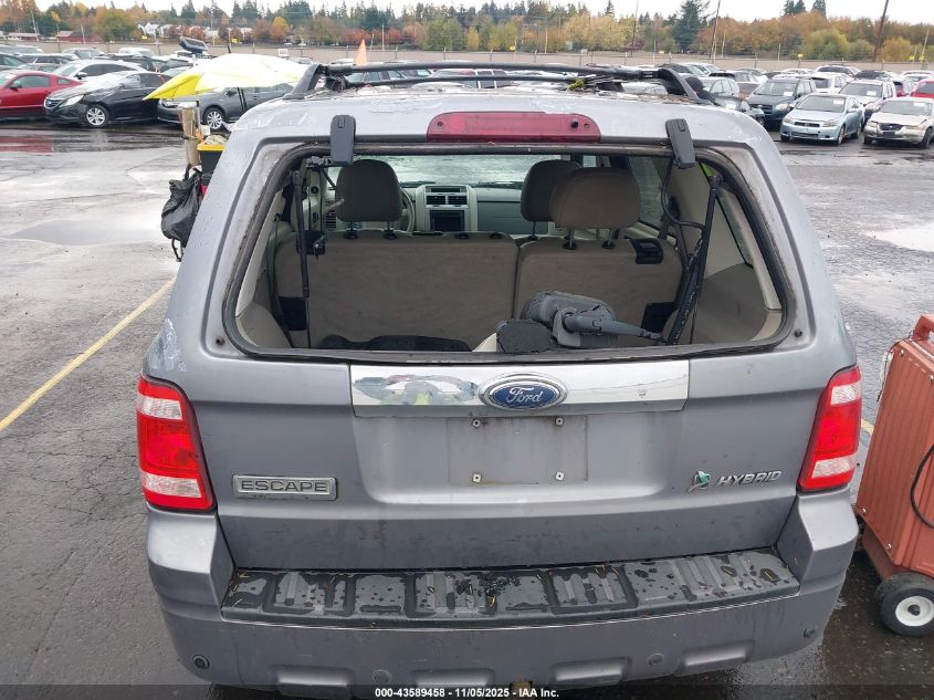 2008 Ford Escape Hybrid VIN: 1FMCU59H98KA57350 Lot: 43589458