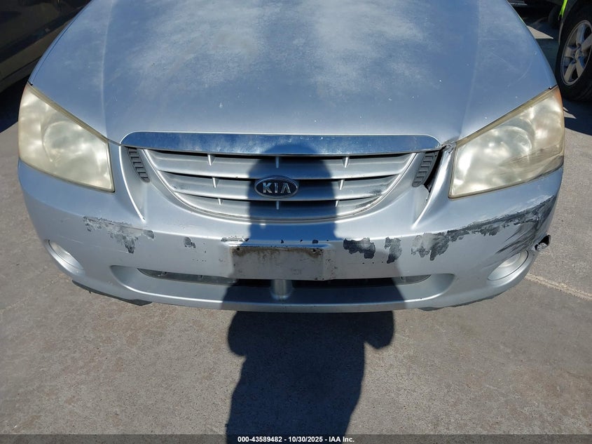 2005 Kia Spectra Ex/Lx/Sx VIN: KNAFE121655093380 Lot: 43589482
