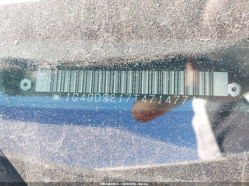 1996 Buick Riviera VIN: 1G4GD2217T4714771 Lot: 43589513