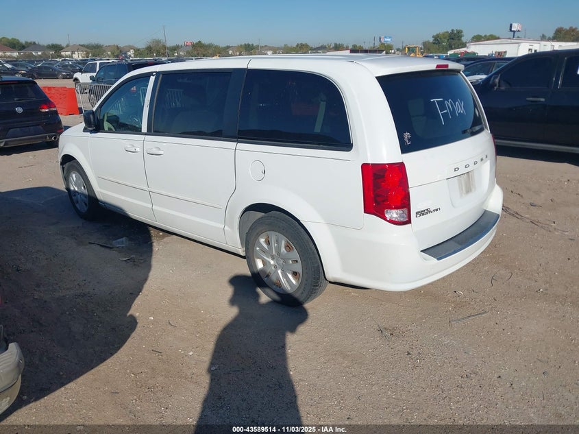 2015 DODGE GRAND CARAVAN SE - 2C4RDGBG0FR511737