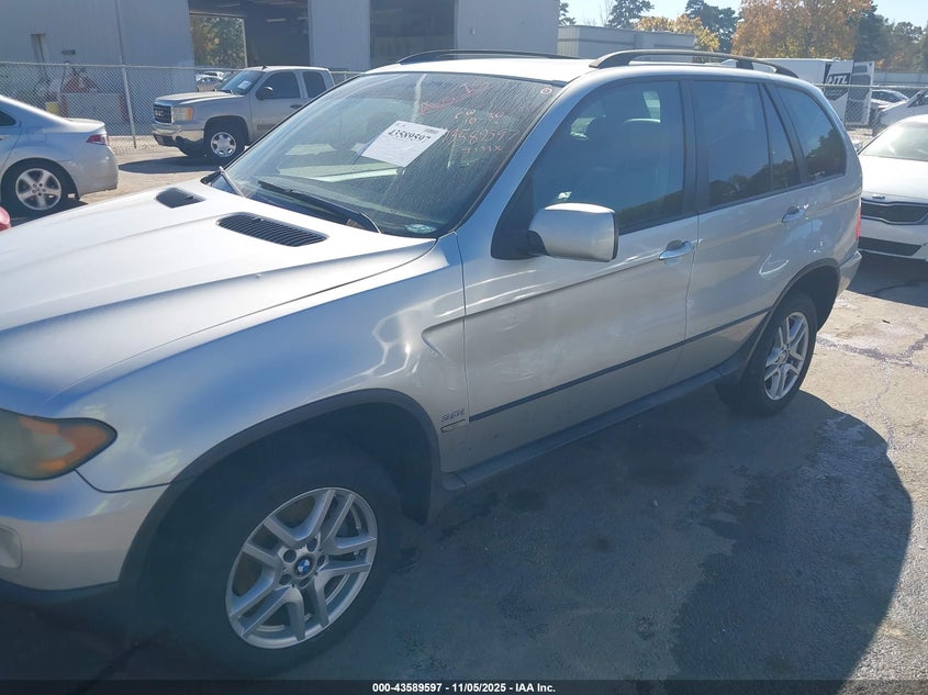 2005 BMW X5 3.0I VIN: 5UXFA13585LY16172 Lot: 43589597