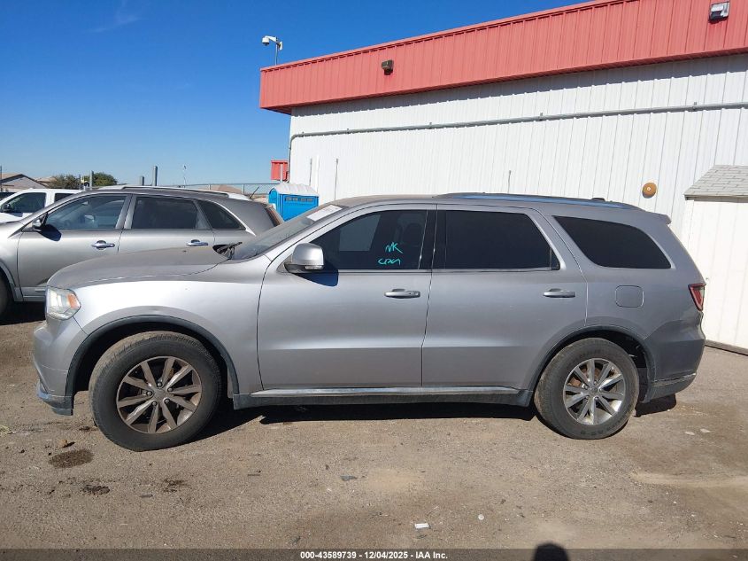 2015 Dodge Durango Limited VIN: 1C4RDHDG6FC694802 Lot: 43589739