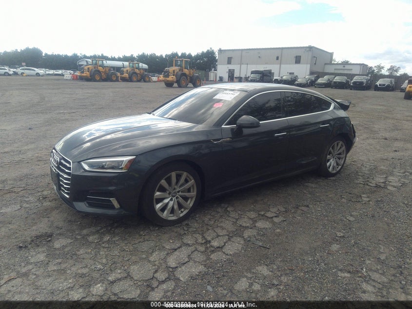 2018 Audi A5 2.0T Premium black hatchback gasoline WAUBNCF58JA011366 photo #3