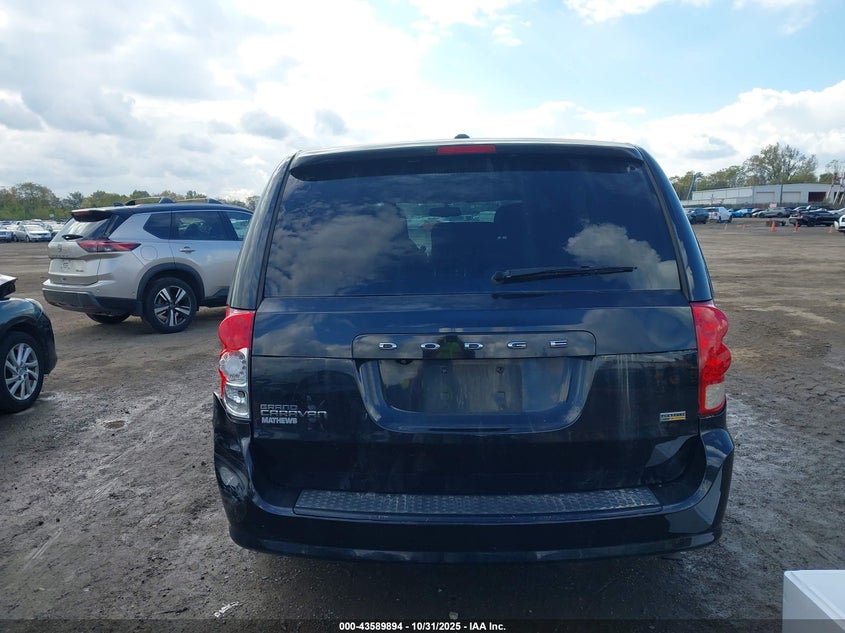 2018 Dodge Grand Caravan Se Plus VIN: 2C4RDGBG6JR214982 Lot: 43589894