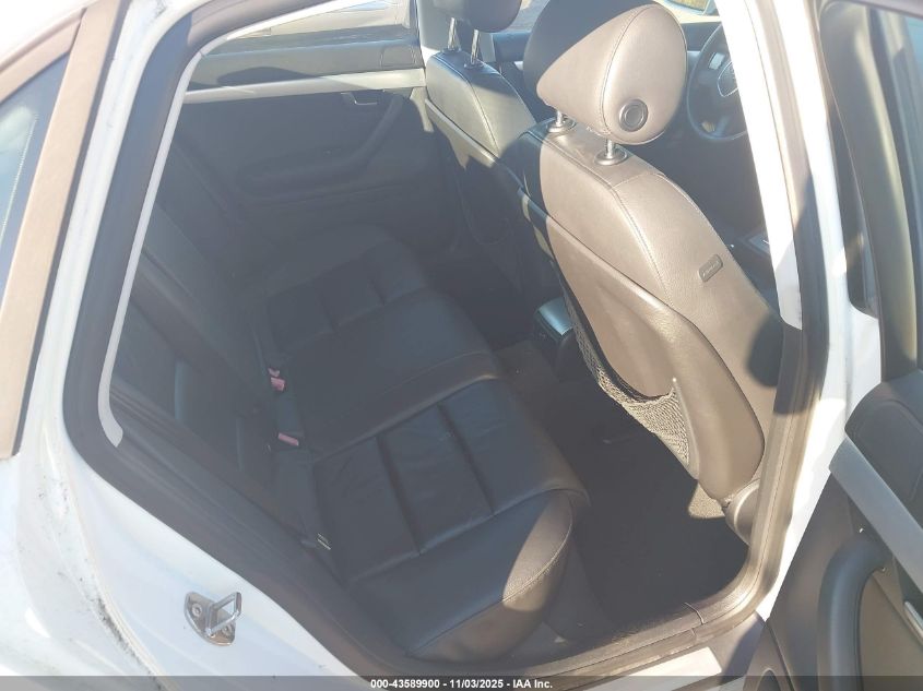 2007 Audi A4 2.0T VIN: WAUAF78E37A003830 Lot: 43589900