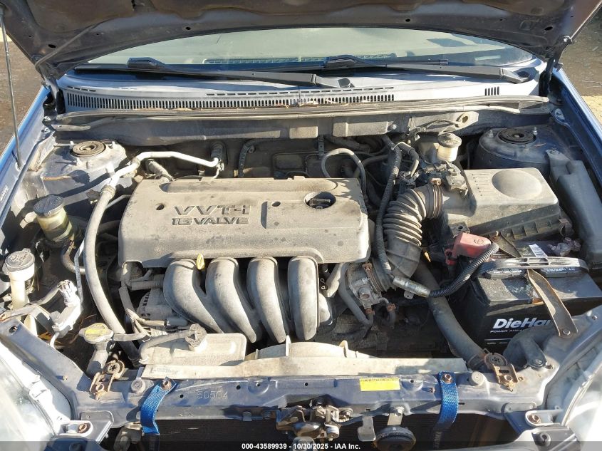 2008 Toyota Corolla Ce VIN: 2T1BR32E58C929031 Lot: 43589939