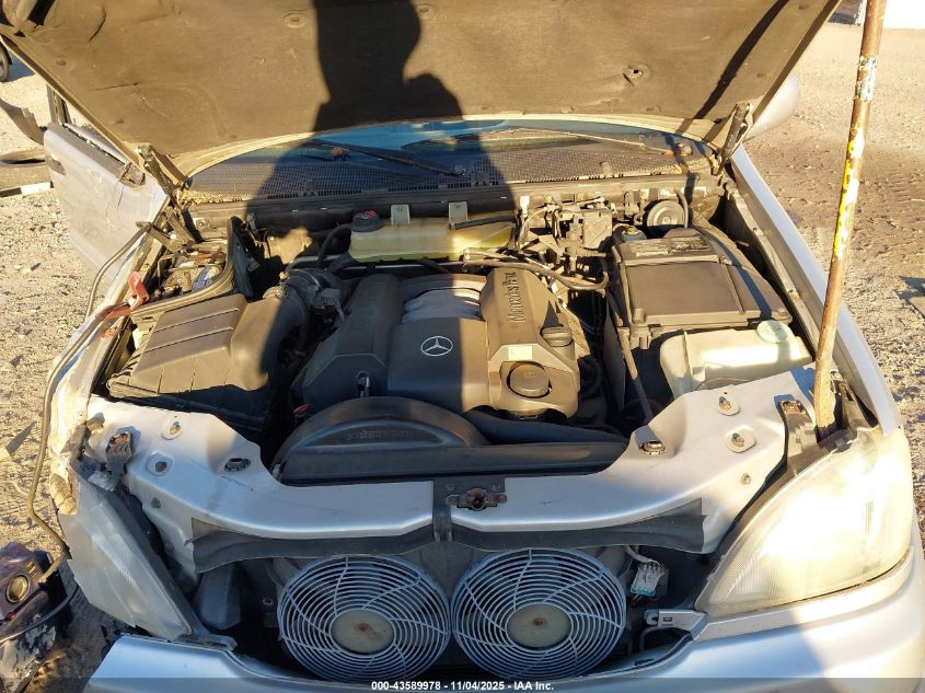 2001 Mercedes-Benz Ml 320 VIN: 4JGAB54E81A280629 Lot: 43589978