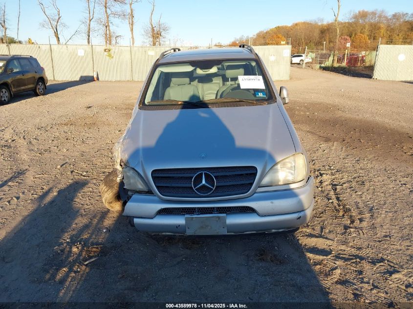 2001 Mercedes-Benz Ml 320 VIN: 4JGAB54E81A280629 Lot: 43589978