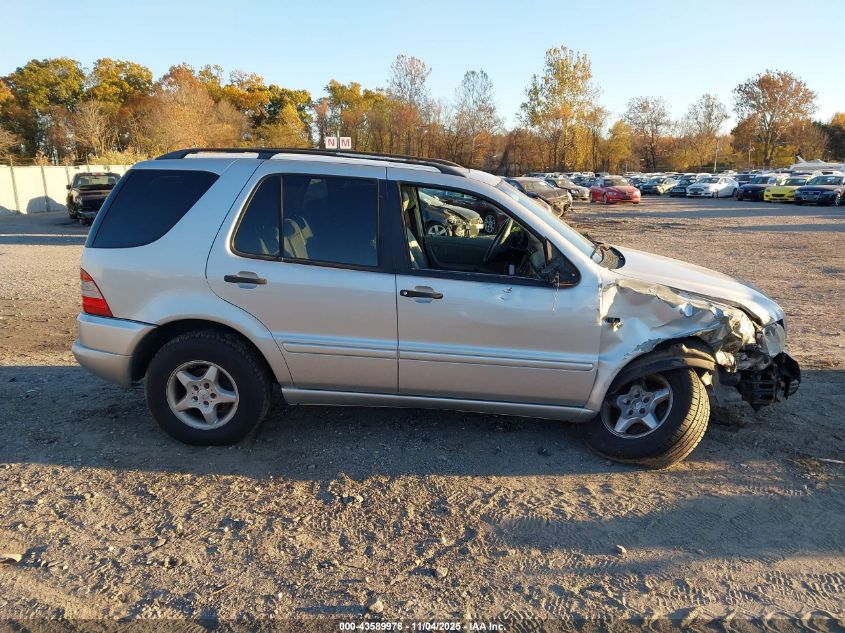 2001 Mercedes-Benz Ml 320 VIN: 4JGAB54E81A280629 Lot: 43589978