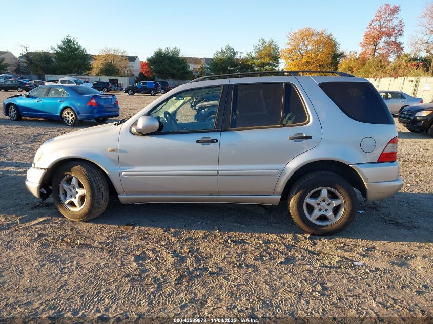 2001 Mercedes-Benz Ml 320 VIN: 4JGAB54E81A280629 Lot: 43589978