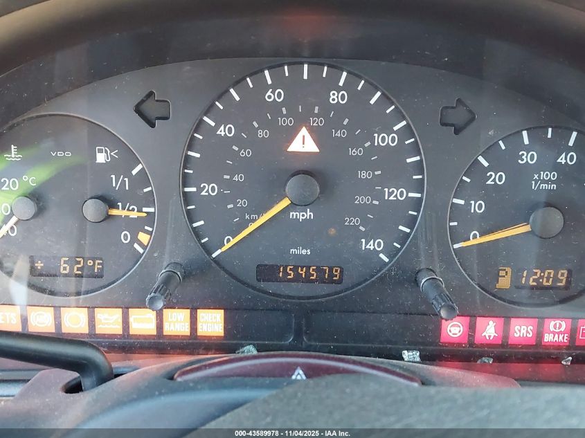 2001 Mercedes-Benz Ml 320 VIN: 4JGAB54E81A280629 Lot: 43589978