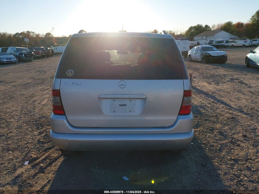 2001 Mercedes-Benz Ml 320 VIN: 4JGAB54E81A280629 Lot: 43589978