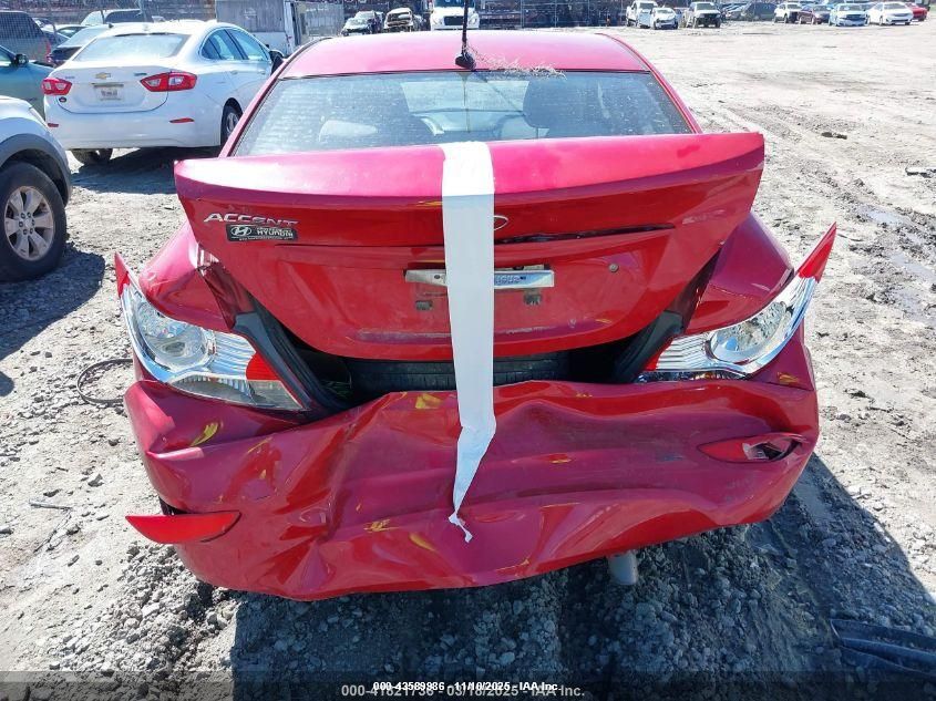 2014 Hyundai Accent Gls VIN: KMHCU4AE8EU711928 Lot: 43589986