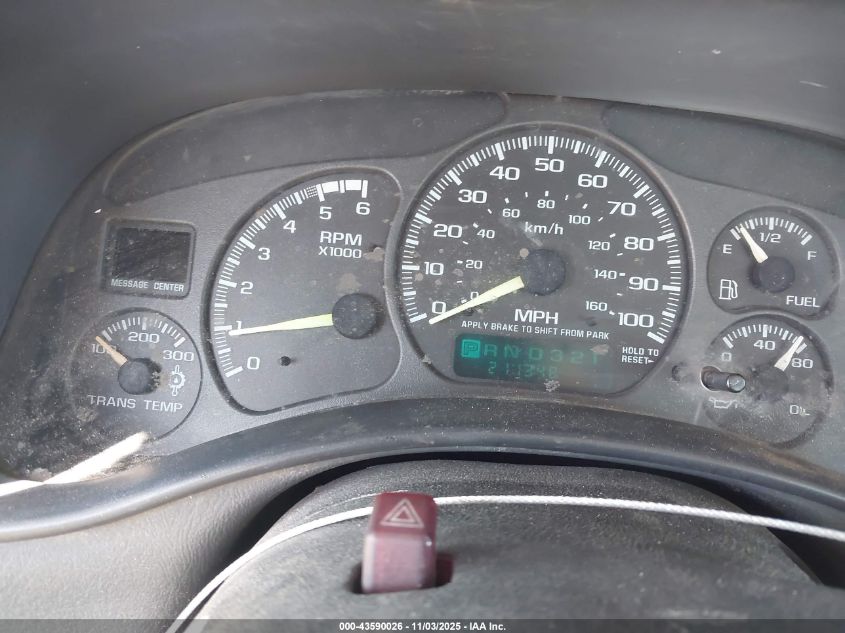 2001 Chevrolet Silverado C2500 Heavy Duty VIN: 1GBHC24G11E279013 Lot: 43590026