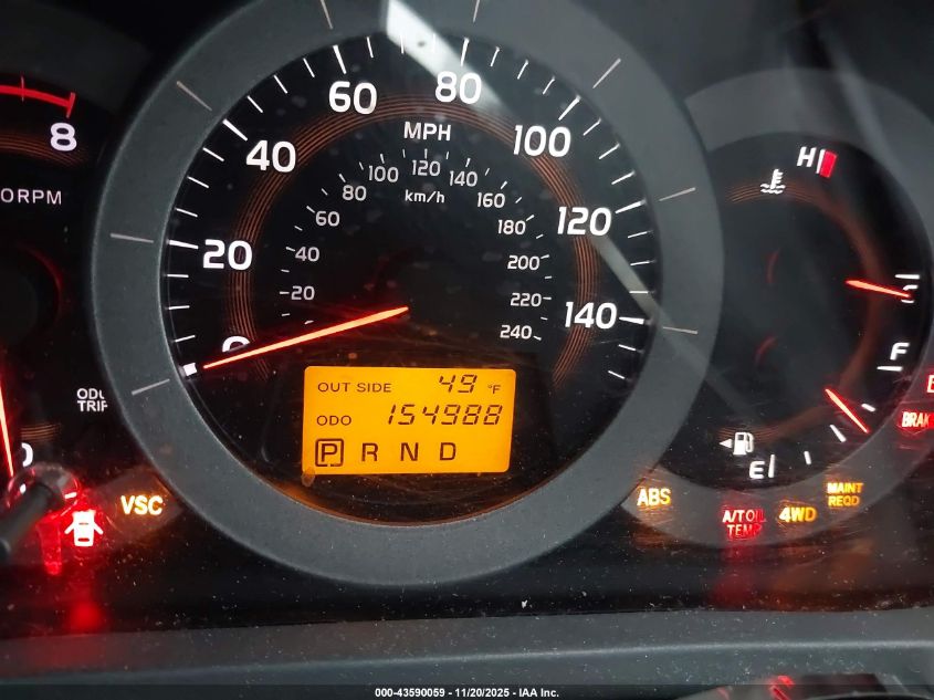 2008 Toyota Rav4 Base V6 VIN: JTMBK33V186036722 Lot: 43590059