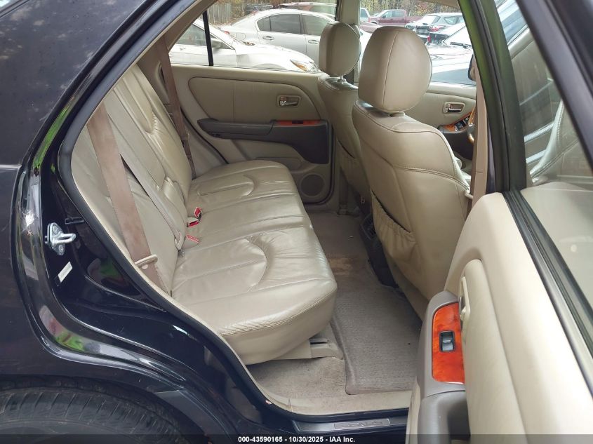 2001 Lexus Rx 300 VIN: JTJHF10U010214656 Lot: 43590165