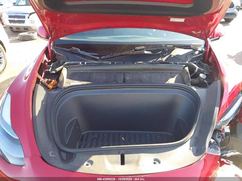 2023 Tesla Model Y Awd/Long Range Dual Motor All-Wheel Drive VIN: 7SAYGDEE1PF668687 Lot: 43590228