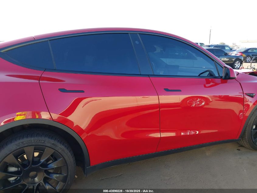 2023 Tesla Model Y Awd/Long Range Dual Motor All-Wheel Drive VIN: 7SAYGDEE1PF668687 Lot: 43590228