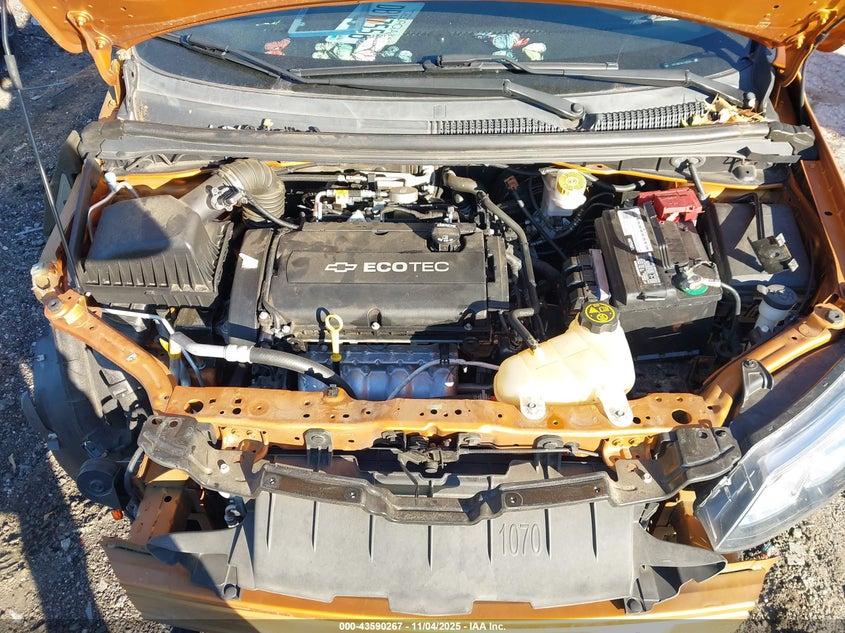 2018 CHEVROLET SONIC LT AUTO 1G1JD6SHXJ4120518