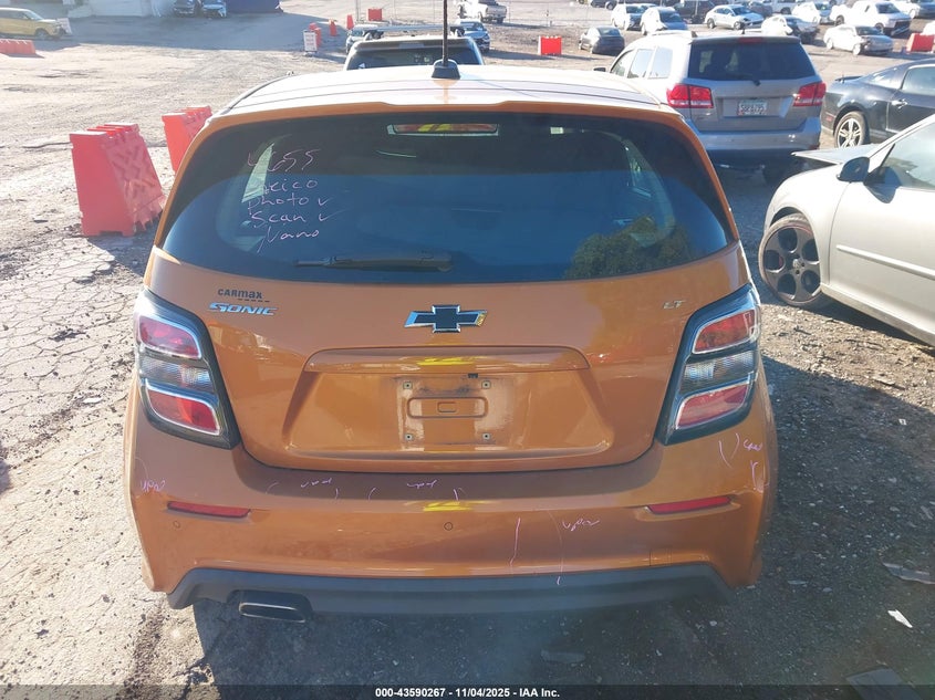 2018 CHEVROLET SONIC LT AUTO 1G1JD6SHXJ4120518