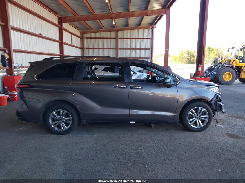 2021 Toyota Sienna Xse VIN: 5TDDSKFC9MS003216 Lot: 43590275