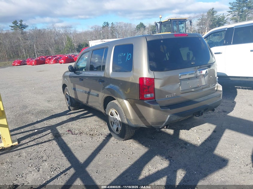 Vin: 5fnyf4h21bb033317, lot: 44085421, honda pilot lx 20113