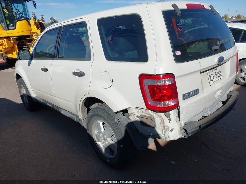 Vin: 1fmcu0c77ckb67745, lot: 44085427, ford escape xls 20123