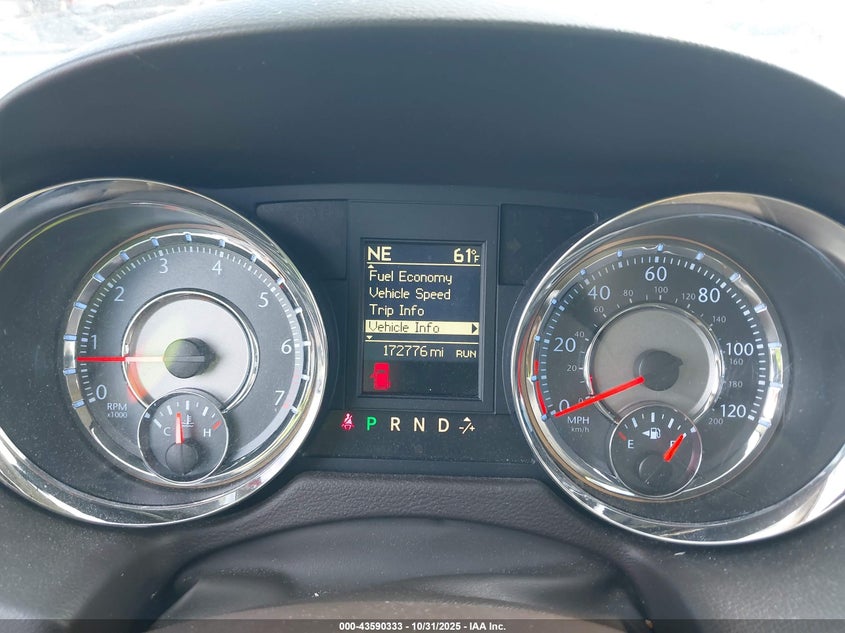 2016 Chrysler Town & Country Touring VIN: 2C4RC1BG7GR187591 Lot: 43590333