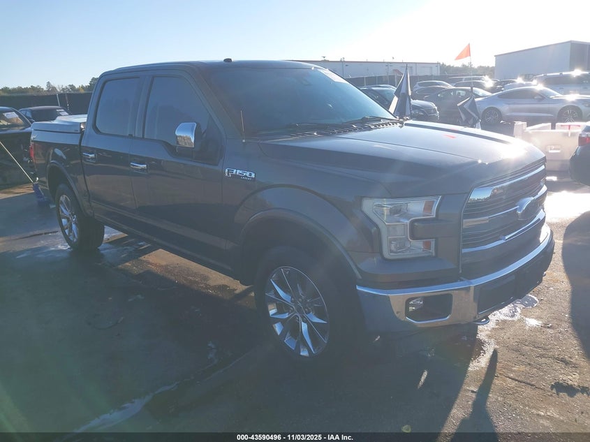 2017 FORD F-150 LARIAT - 1FTEW1EF6HKD51342