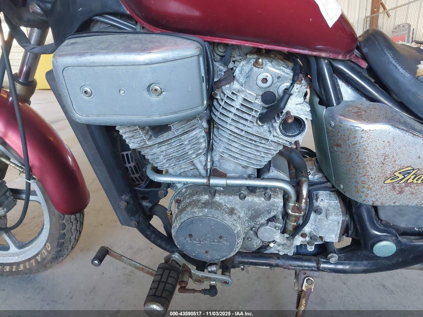 1987 Honda Vt700 C VIN: JH2RC1906HM300905 Lot: 43590517