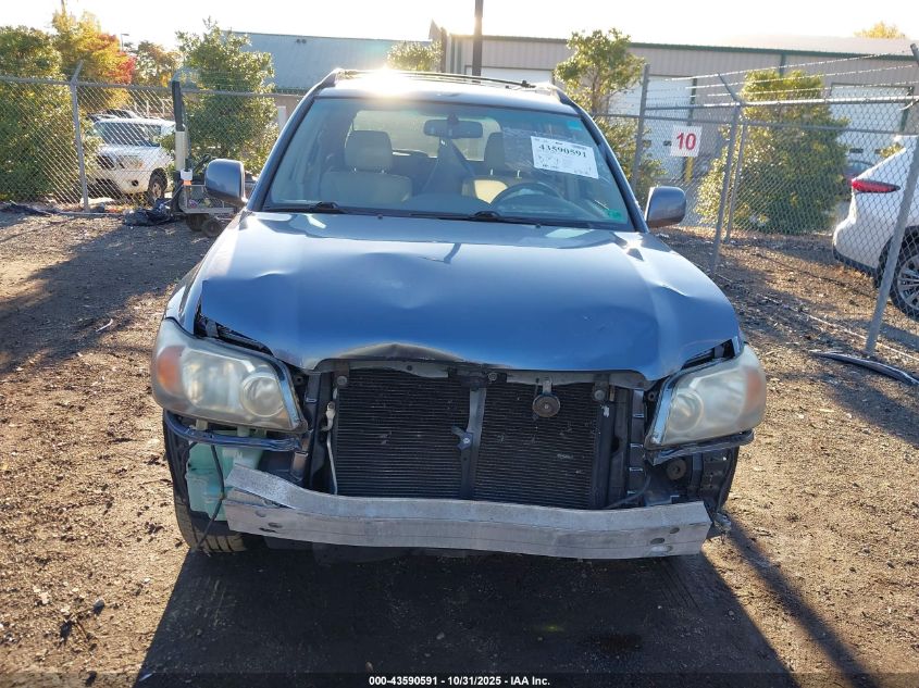 2007 Toyota Highlander Limited V6 VIN: JTEEP21A270227586 Lot: 43590591