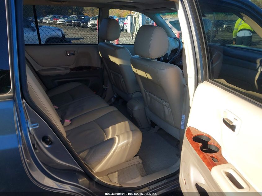 2007 Toyota Highlander Limited V6 VIN: JTEEP21A270227586 Lot: 43590591