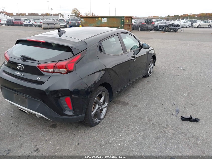 2019 HYUNDAI VELOSTER 2.0 - KMHTG6AF4KU005160