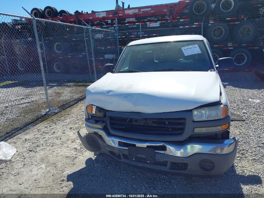 2007 GMC Sierra 1500 Classic Work Truck VIN: 1GTEC14V07Z165383 Lot: 43590734