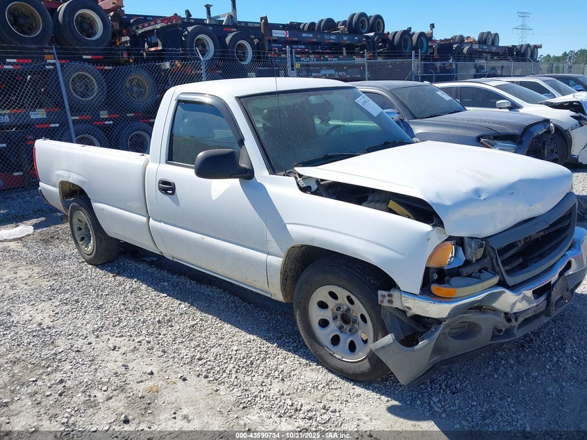 1GTEC14V07Z165383 2007 GMC Sierra 1500 Classic Work Truck auction photo 1